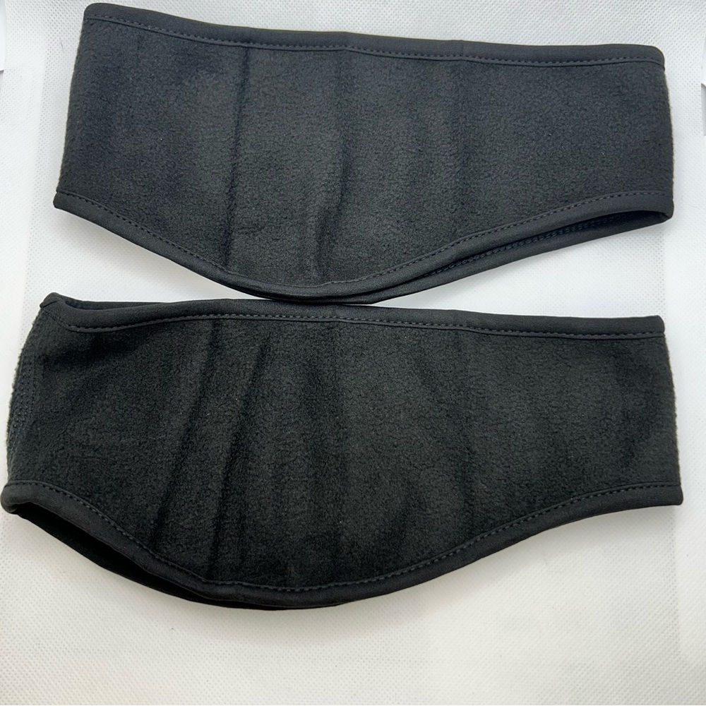 NWOT 2 Pack Winter Ear Warmers Headband Fleece Earmuffs Black